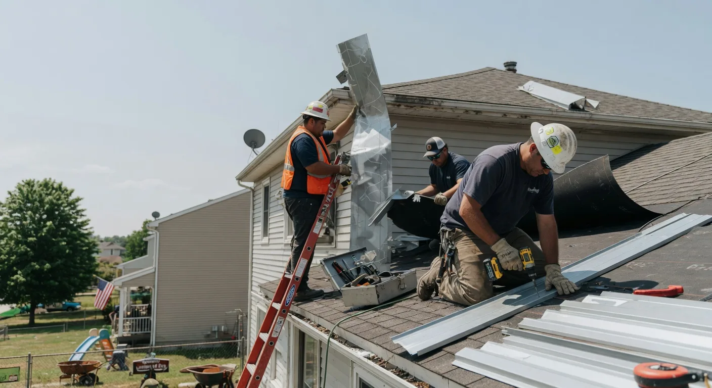 Storm Damage Metal Roof Repair in Tybee Island, GA
